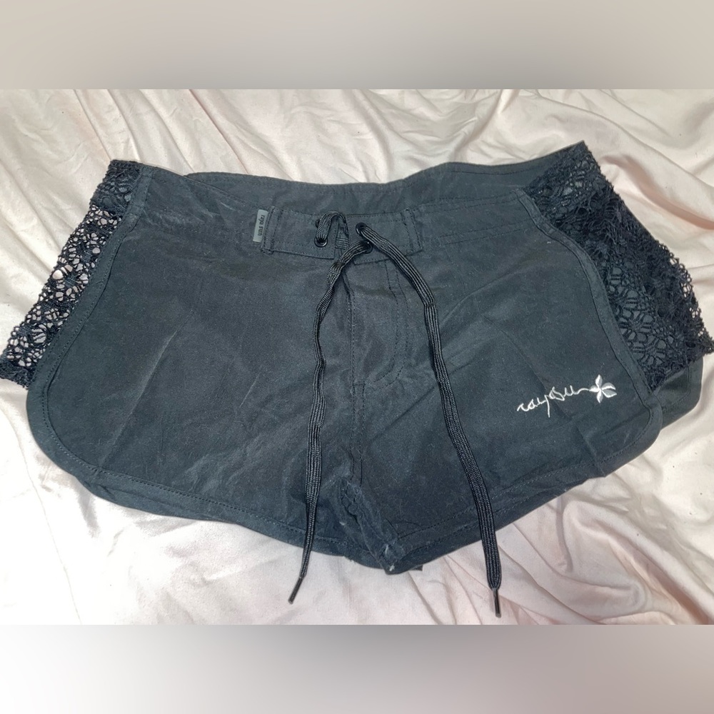 Black Beach Shorts